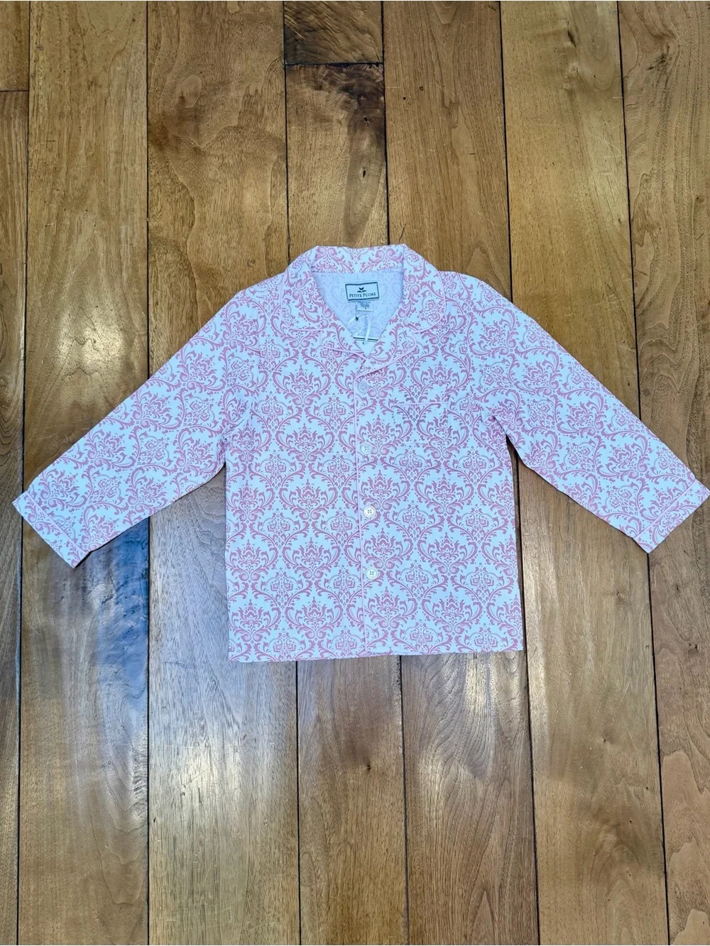 Petite Plume Vintage Rose Pajama Set Girls Size 5 NWT